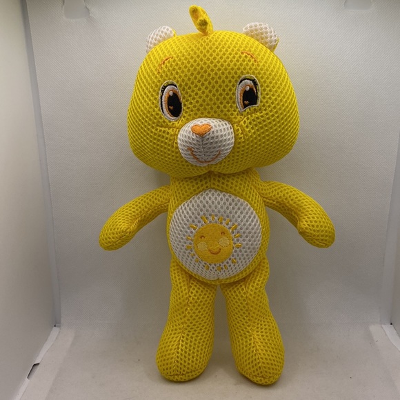 Care Bears Splish Splashers Funshine Bear Yellow Sun 11” Bath Toy - Picture 1 of 10